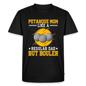 Petanque Boule Game Set Boccia - Men's Premium Organic T-Shirt - black - Front - Nico (187cm)