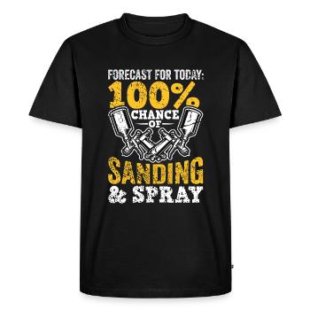 Car Painter Sprayer Paints - Men's Premium Organic T-Shirt - black - Front - Nico (187cm)