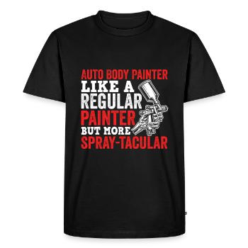 Car Painter Sprayer Paints - Men's Premium Organic T-Shirt - black - Front - Nico (187cm)