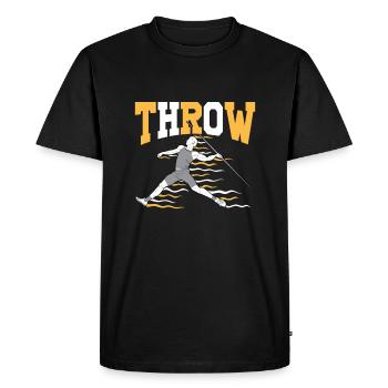 Javelin throw extensor athletics Javelin thrower - Men's Premium Organic T-Shirt - black - Front - Nico (187cm)