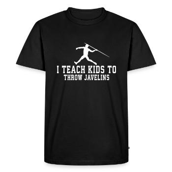 Javelin throw extensor athletics Javelin thrower - Men's Premium Organic T-Shirt - black - Front - Nico (187cm)