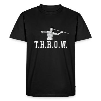 Javelin throw extensor athletics Javelin thrower - Men's Premium Organic T-Shirt - black - Front - Nico (187cm)