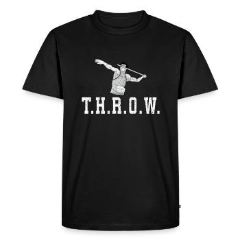 Javelin throw extensor athletics Javelin thrower - Men's Premium Organic T-Shirt - black - Front - Nico (187cm)