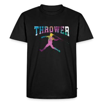 Javelin throw extensor athletics Javelin thrower - Men's Premium Organic T-Shirt - black - Front - Nico (187cm)