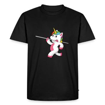 Javelin throw extensor athletics Javelin thrower - Men's Premium Organic T-Shirt - black - Front - Nico (187cm)