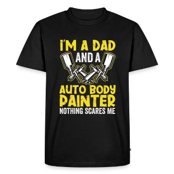 Car Painter Sprayer Paints - Men's Premium Organic T-Shirt - black - Front - Nico (187cm)