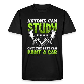 Car Painter Sprayer Paints - Men's Premium Organic T-Shirt - black - Front - Nico (187cm)