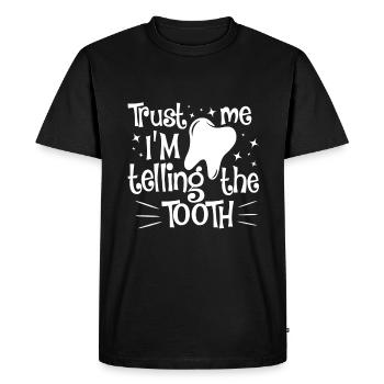 Dental laboratory assistant Dental laboratory assistant - Men's Premium Organic T-Shirt - black - Front - Nico (187cm)