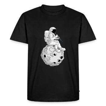 Clarinet Player Orchestra Musicians - Men's Premium Organic T-Shirt - black - Front - Nico (187cm)
