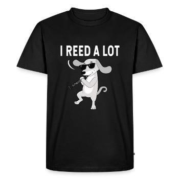 Clarinet Player Orchestra Musicians - Men's Premium Organic T-Shirt - black - Front - Nico (187cm)