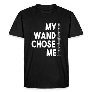 Clarinet Player Orchestra Musicians - Men's Premium Organic T-Shirt - black - Front - Nico (187cm)