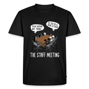 Clarinet Player Orchestra Musicians - Men's Premium Organic T-Shirt - black - Front - Nico (187cm)