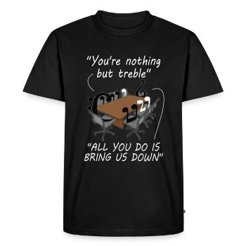 Clarinet Player Orchestra Musicians - Men's Premium Organic T-Shirt - black - Front - Nico (187cm)