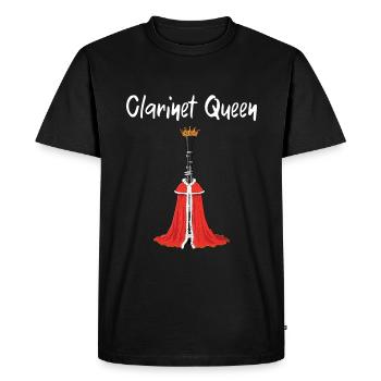 Clarinet Player Orchestra Musicians - Men's Premium Organic T-Shirt - black - Front - Nico (187cm)