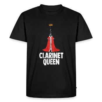 Clarinet Player Orchestra Musicians - Men's Premium Organic T-Shirt - black - Front - Nico (187cm)