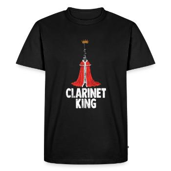 Clarinet Player Orchestra Musicians - Men's Premium Organic T-Shirt - black - Front - Nico (187cm)