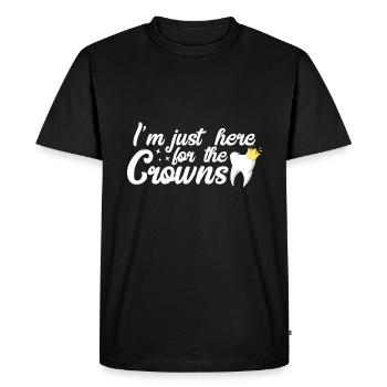 Dental laboratory assistant Dental laboratory assistant - Men's Premium Organic T-Shirt - black - Front - Nico (187cm)