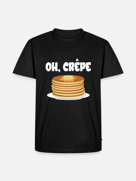 Pancakes - Men's Premium Organic T-Shirt - black