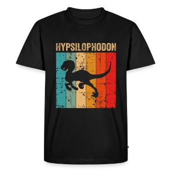 Hypsilophodon Dinosaur Children Dino Gift - Men's Premium Organic T-Shirt - black - Front - Nico (187cm)