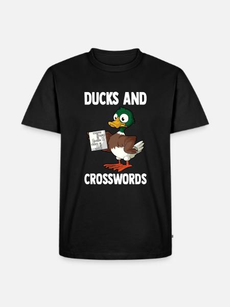 Solve crossword puzzles - Men's Premium Organic T-Shirt - black