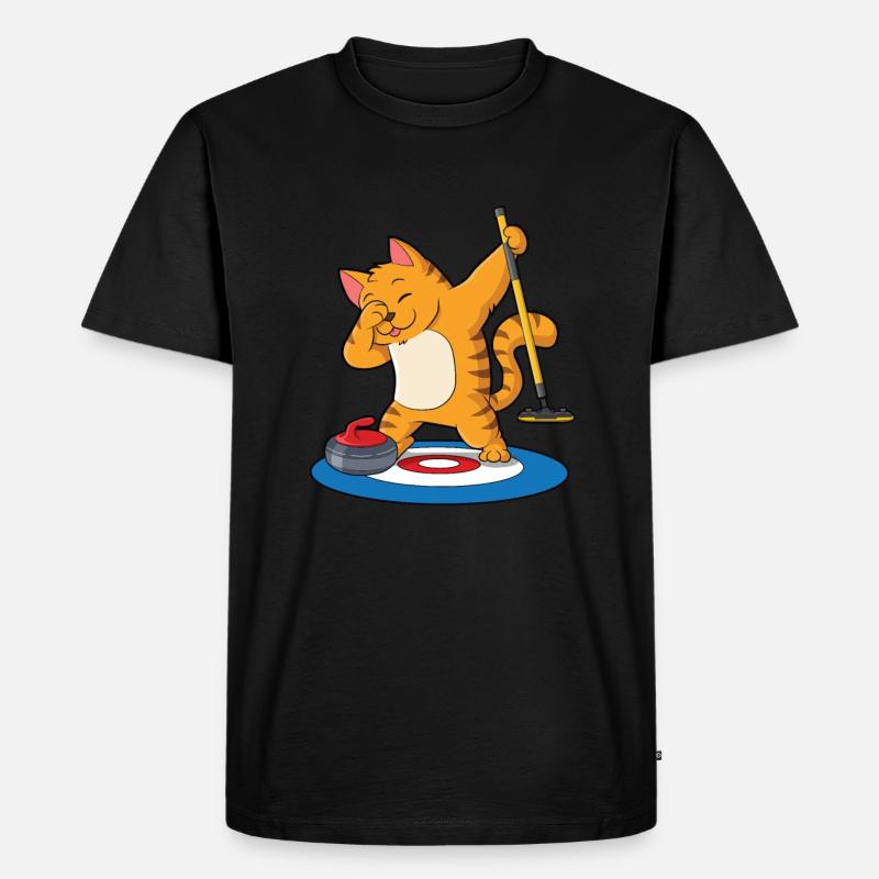 Locken - Männer Premium Bio T-Shirt - Schwarz