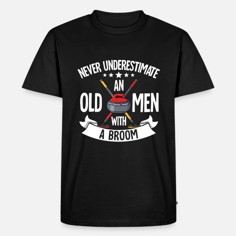 Locken - Männer Premium Bio T-Shirt - Schwarz