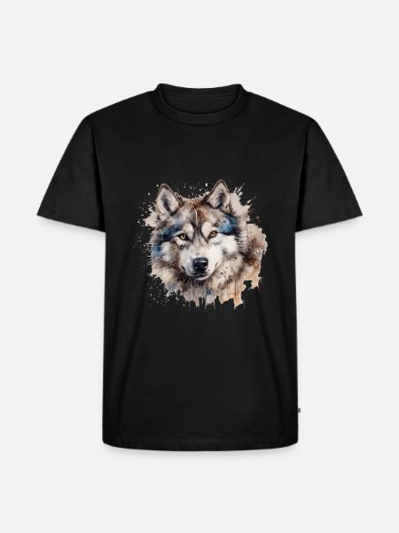 Alaskan Malamute - Men's Premium Organic T-Shirt - black