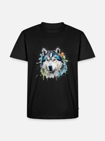 Alaskan Malamute - Men's Premium Organic T-Shirt - black