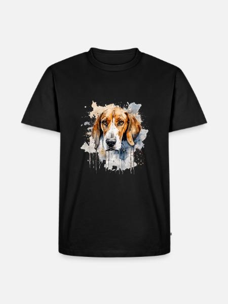 Foxhound américain - T-shirt Premium bio Homme - noir