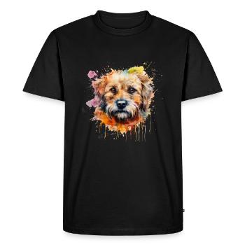 Bolonka Zwetna - T-shirt Premium bio Homme - noir - Devant - Nico (187cm)