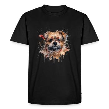 Bolonka Zwetna - T-shirt Premium bio Homme - noir - Devant - Nico (187cm)