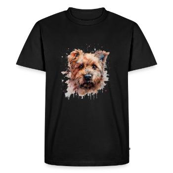 Bolonka Zwetna - T-shirt Premium bio Homme - noir - Devant - Nico (187cm)