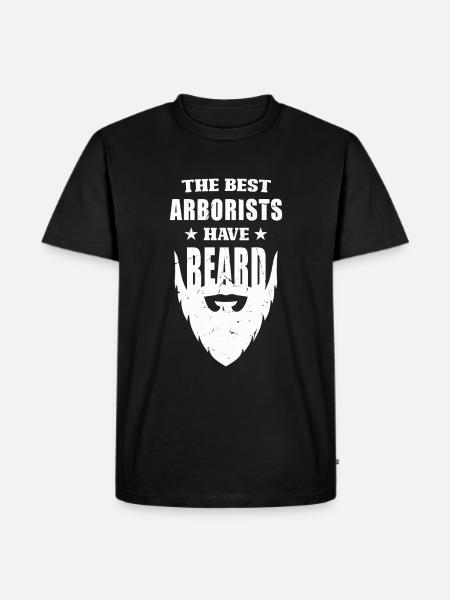 Bûcheron tronçonneuse arboriste - T-shirt Premium bio Homme - noir