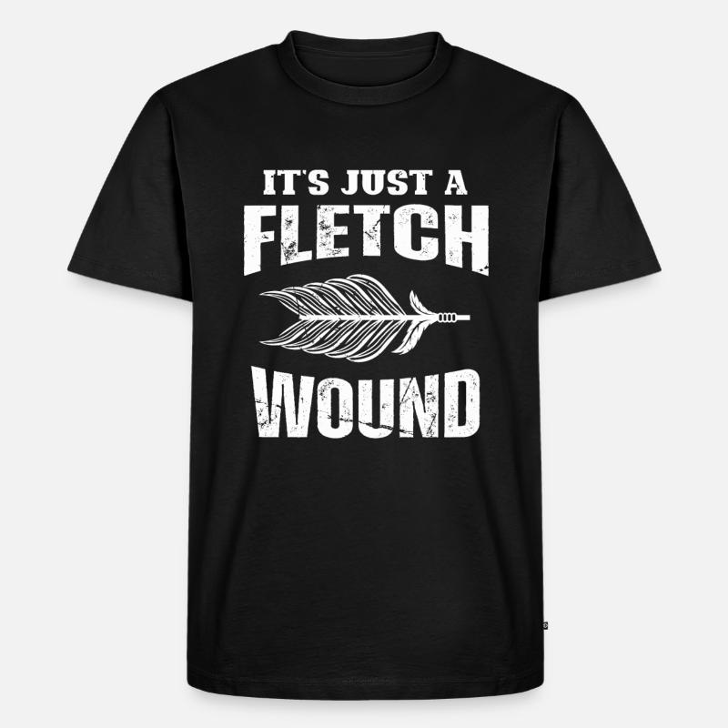 Archery Bogenschießen Bogen - Männer Premium Bio T-Shirt - Schwarz