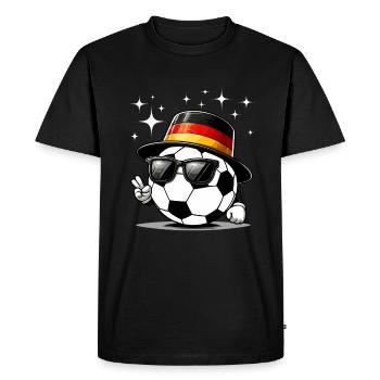 Soccer Germany Soccer Fan Soccer Player Goal - Men's Premium Organic T-Shirt - black - Front - Nico (187cm)