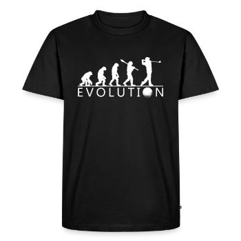 Evolution Of Golf - Men's Premium Organic T-Shirt - black - Front - Nico (187cm)