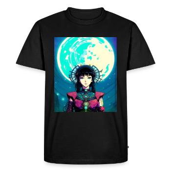 Witch Moon - Men's Premium Organic T-Shirt - black - Front - Nico (187cm)