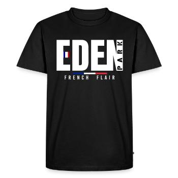 tee shirt eden park - T-shirt Premium bio Homme - noir - Devant - Nico (187cm)