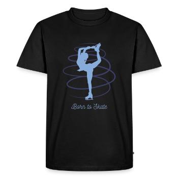 Patinage artistique Patinage - T-shirt Premium bio Homme - noir - Devant - Nico (187cm)