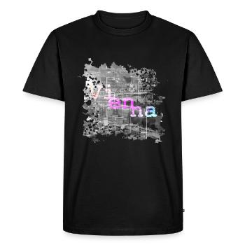 Vienne - T-shirt Premium bio Homme - noir - Devant - Nico (187cm)