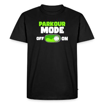 Parkour Training Gifts Free Running - T-shirt Premium bio Homme - noir - Devant - Nico (187cm)