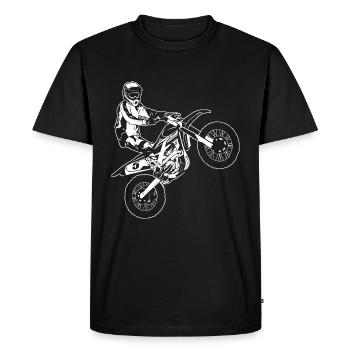 MotoCross - Supercross - MX - SX - FMX - Men's Premium Organic T-Shirt - black - Front - Nico (187cm)