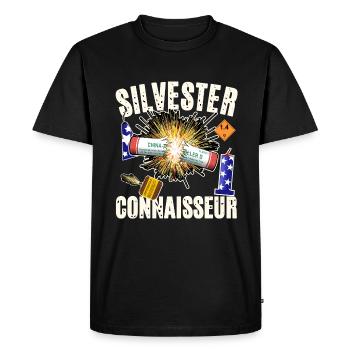 Pyro Connoisseur - Men's Premium Organic T-Shirt - black - Front - Nico (187cm)