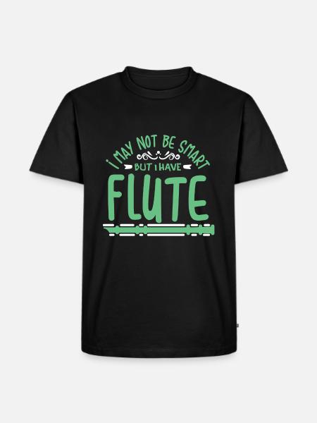 Fluit fluit Bot fluit grappige geschenk - Mannen Premium Bio T-shirt - zwart
