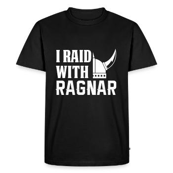Viking Viking Gift - Men's Premium Organic T-Shirt - black - Front - Nico (187cm)