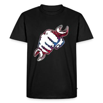 Outil clé artisan - T-shirt Premium bio Homme - noir - Devant - Nico (187cm)