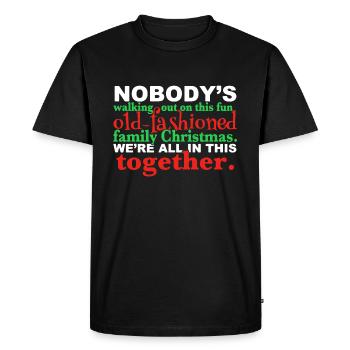 Merry Christmas - Men's Premium Organic T-Shirt - black - Front - Nico (187cm)