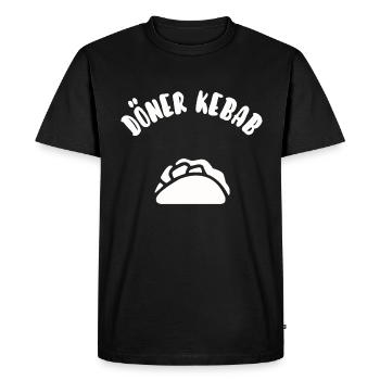 Doner kebab - T-shirt Premium bio Homme - noir - Devant - Nico (187cm)