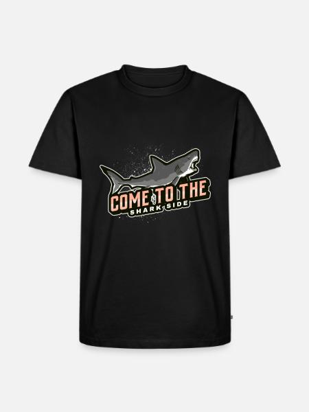 come to the shark side - Men's Premium Organic T-Shirt - black