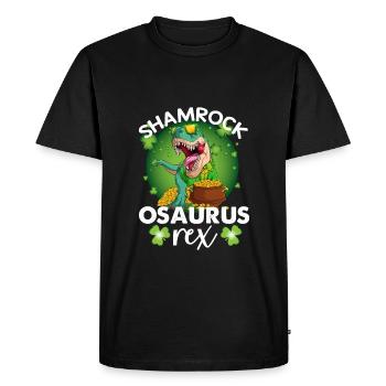 St Paddy’s St Patricksday St Patrick Day - T-shirt Premium bio Homme - noir - Devant - Nico (187cm)
